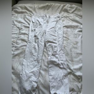 Ripped white jeans - S